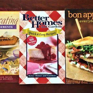 Lot of 3 Vintage Pamphlet Style Cookbook/Magazines